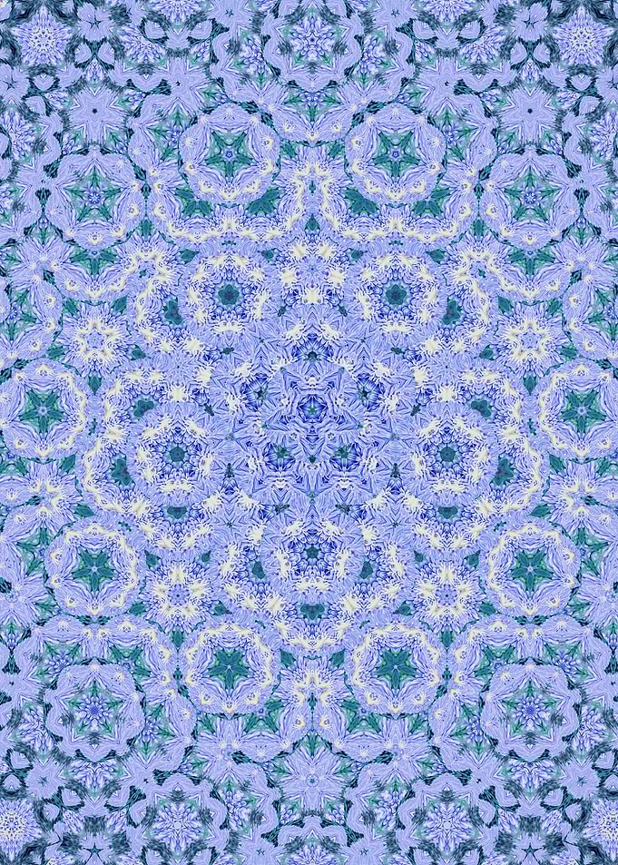 Sky blue floral morph 3