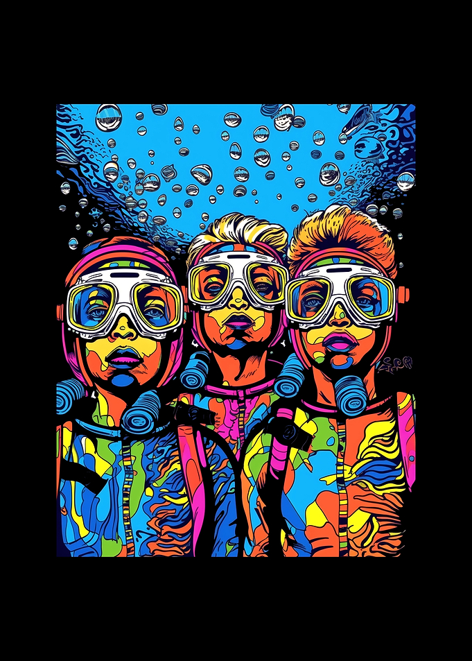 Scuba Diving Divers Water