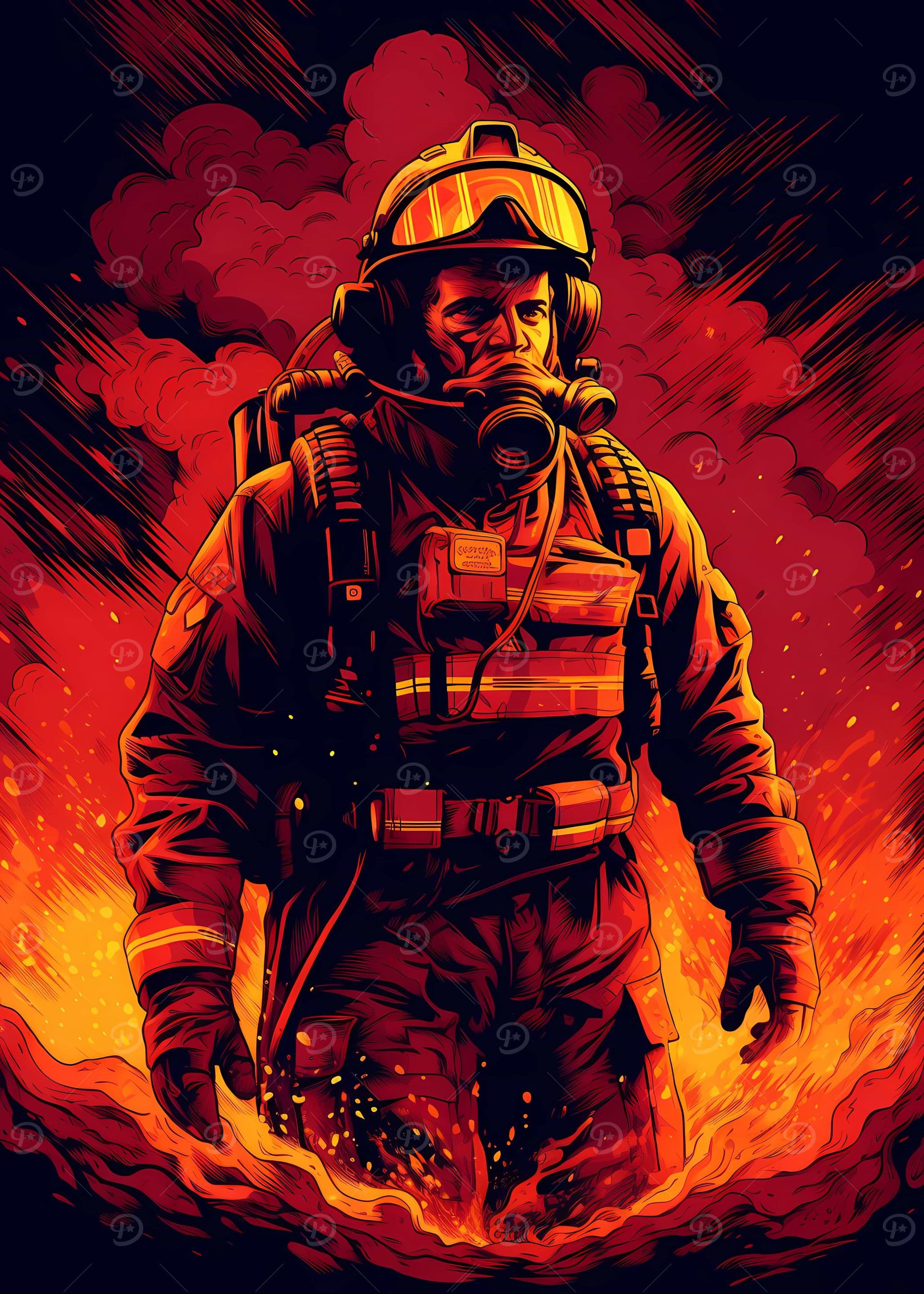 Firefighter Flame