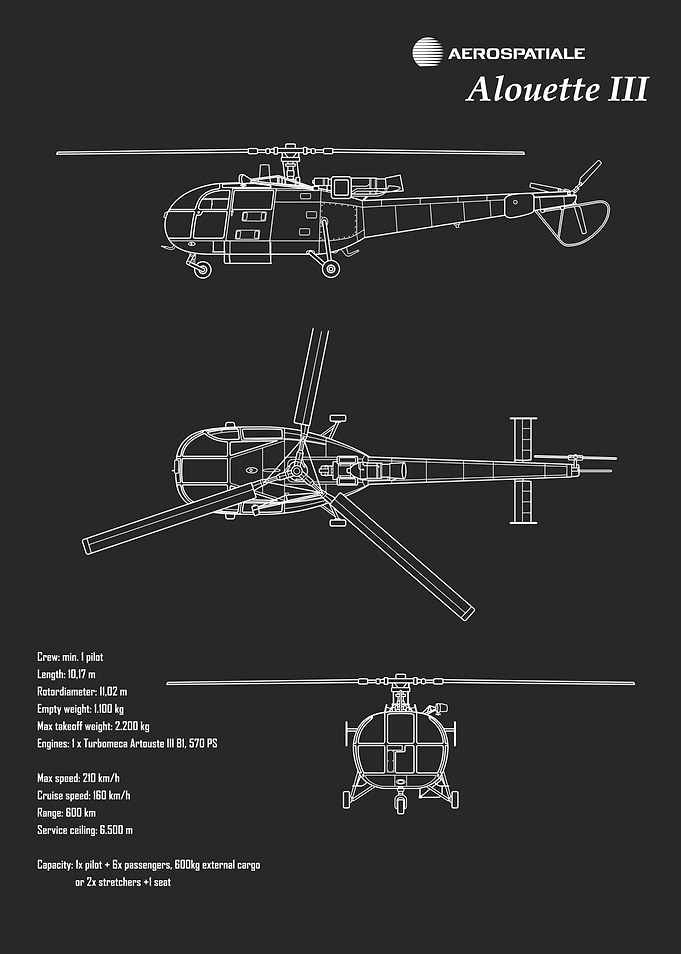 Alouette III Blueprint