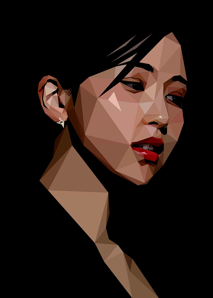 Minari Mina Low Poly
