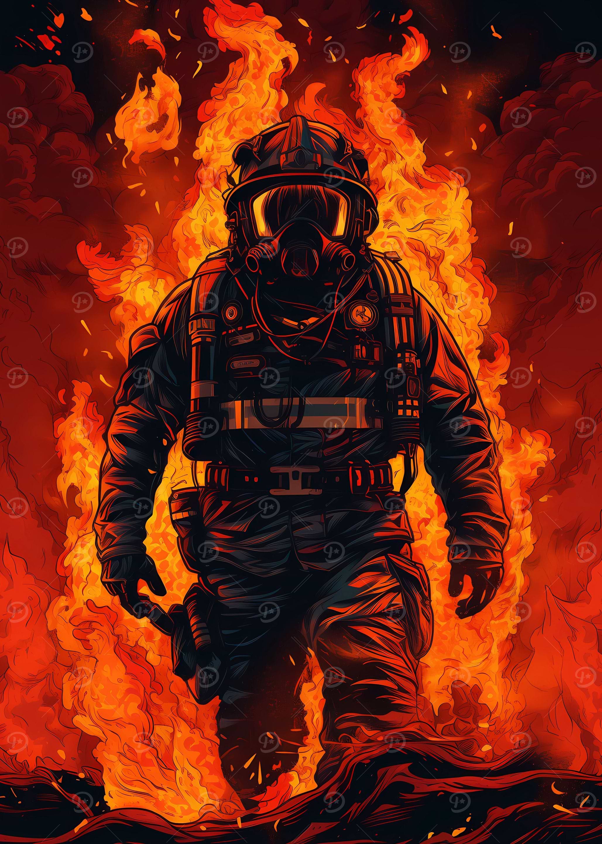 Firefighter Flame