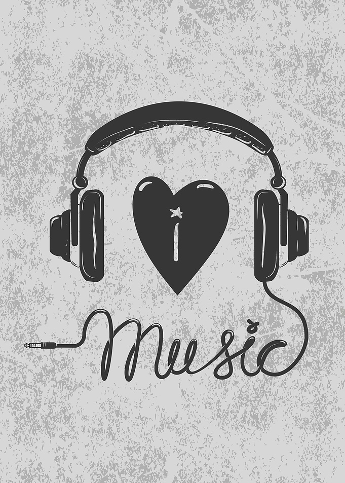 I love music Headphones