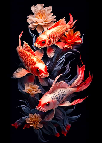 Pond Koi Fish