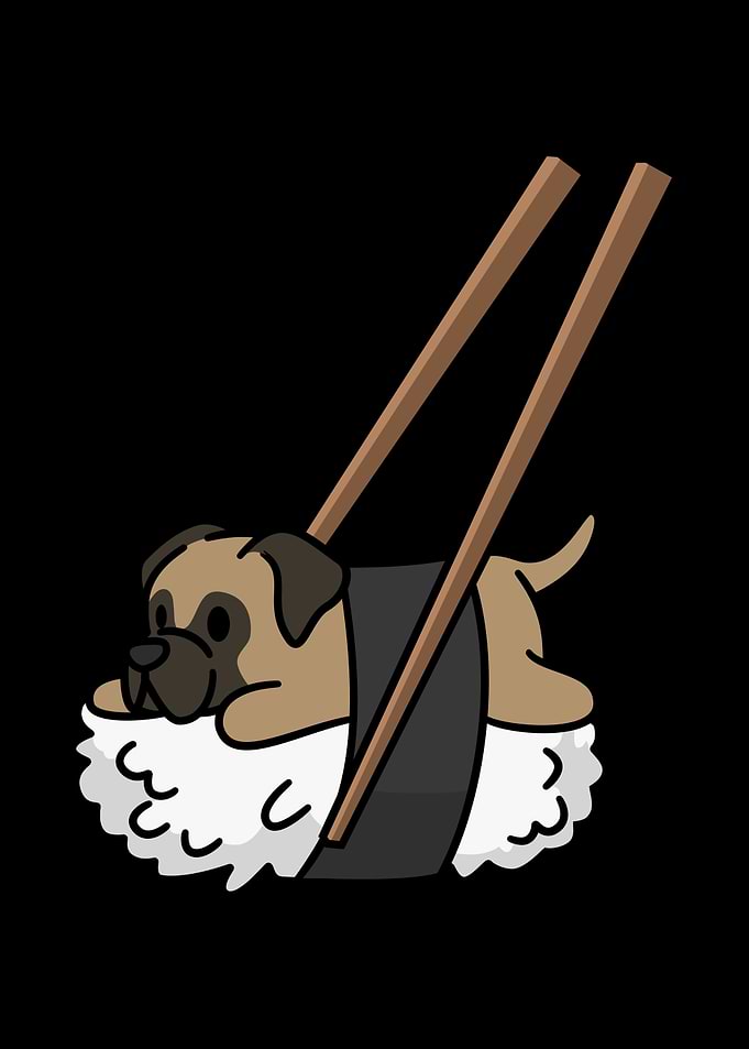 Bullmastiff Nigiri Sushi