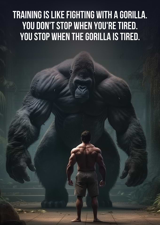 Training vs Fight Gorilla