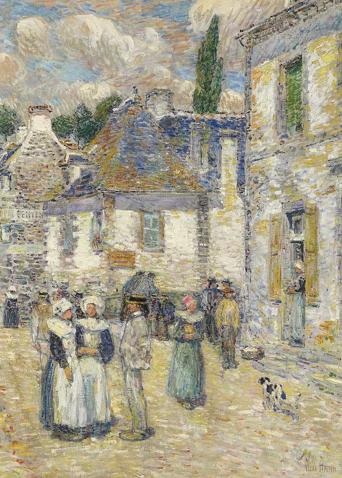 Pont Aven Childe Hassam