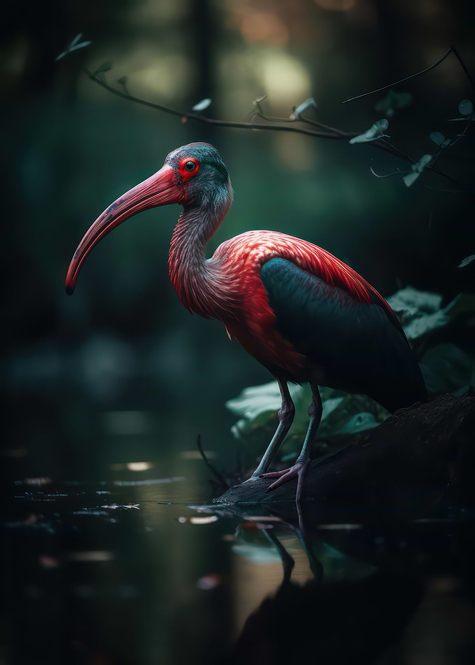 Alert ibis