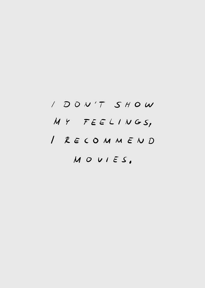 Funny Movie Text Art