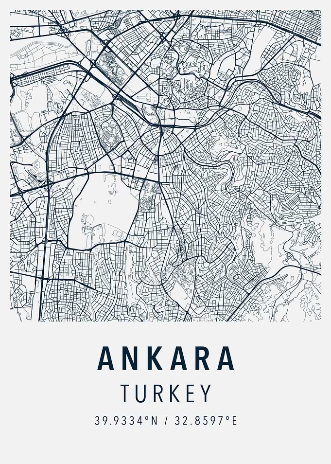 ankara simple map