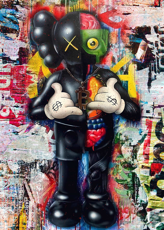 Kaws Companion Graffiti