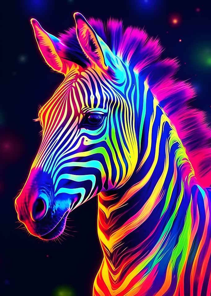 Neon Zebra