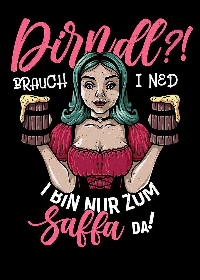 No Dirndl only drinking