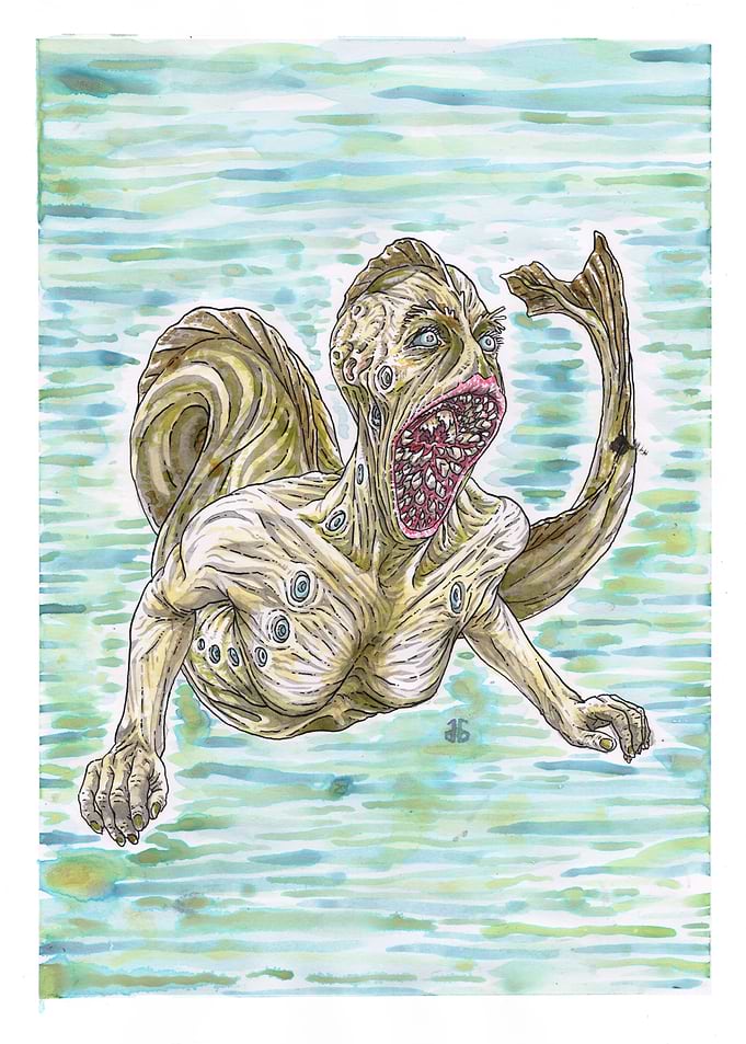 Sea Lamprey Mermaid