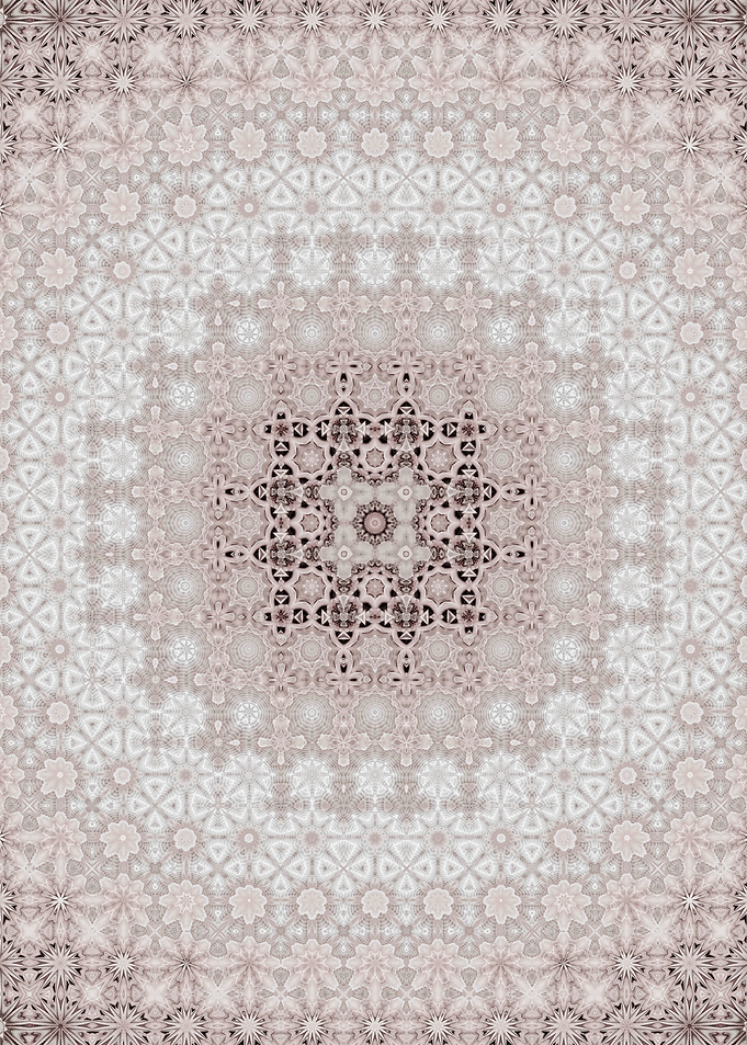 Vintage pink morph pattern