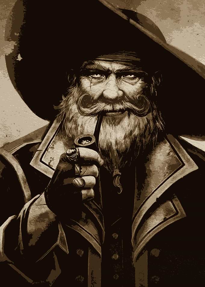the pirate with the pipe