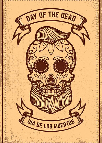 Mexican sugar skull