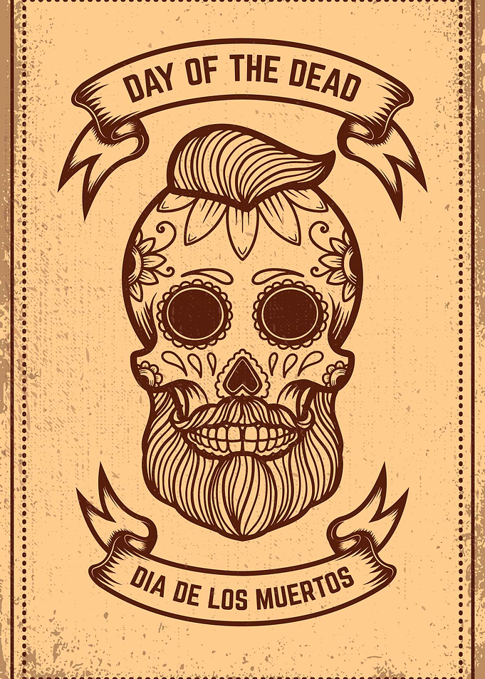 Mexican sugar skull