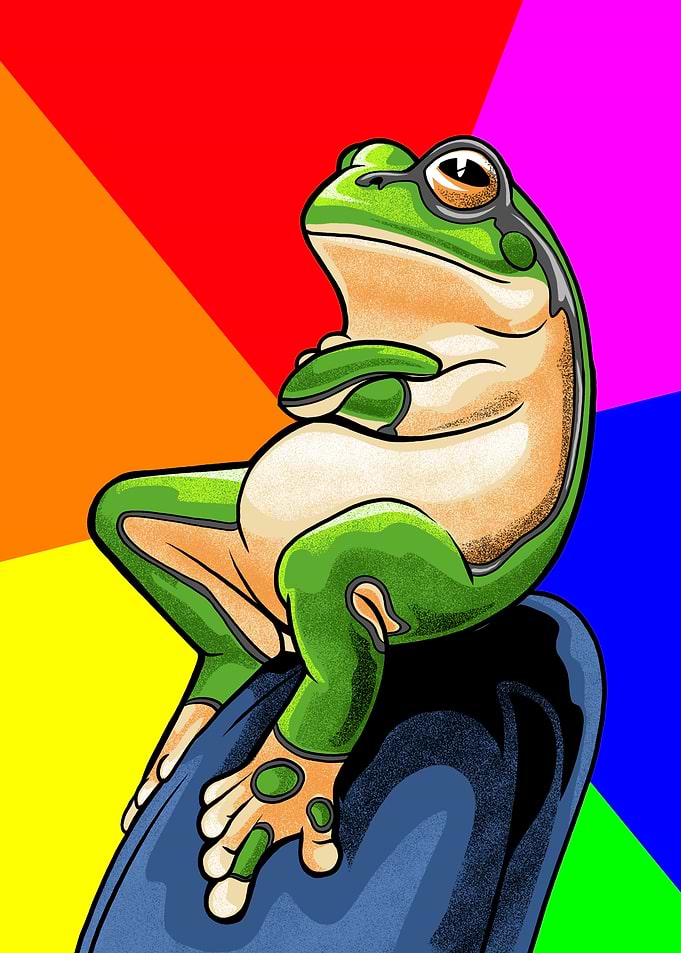 Nah Frog Meme