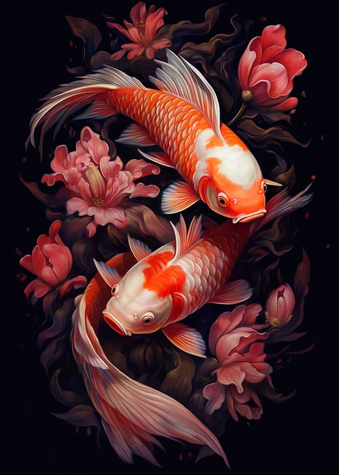 Lucky Koi fish