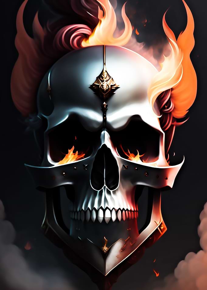 skeleton burn