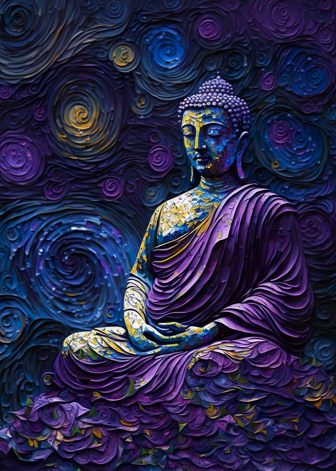 Purple Buddha