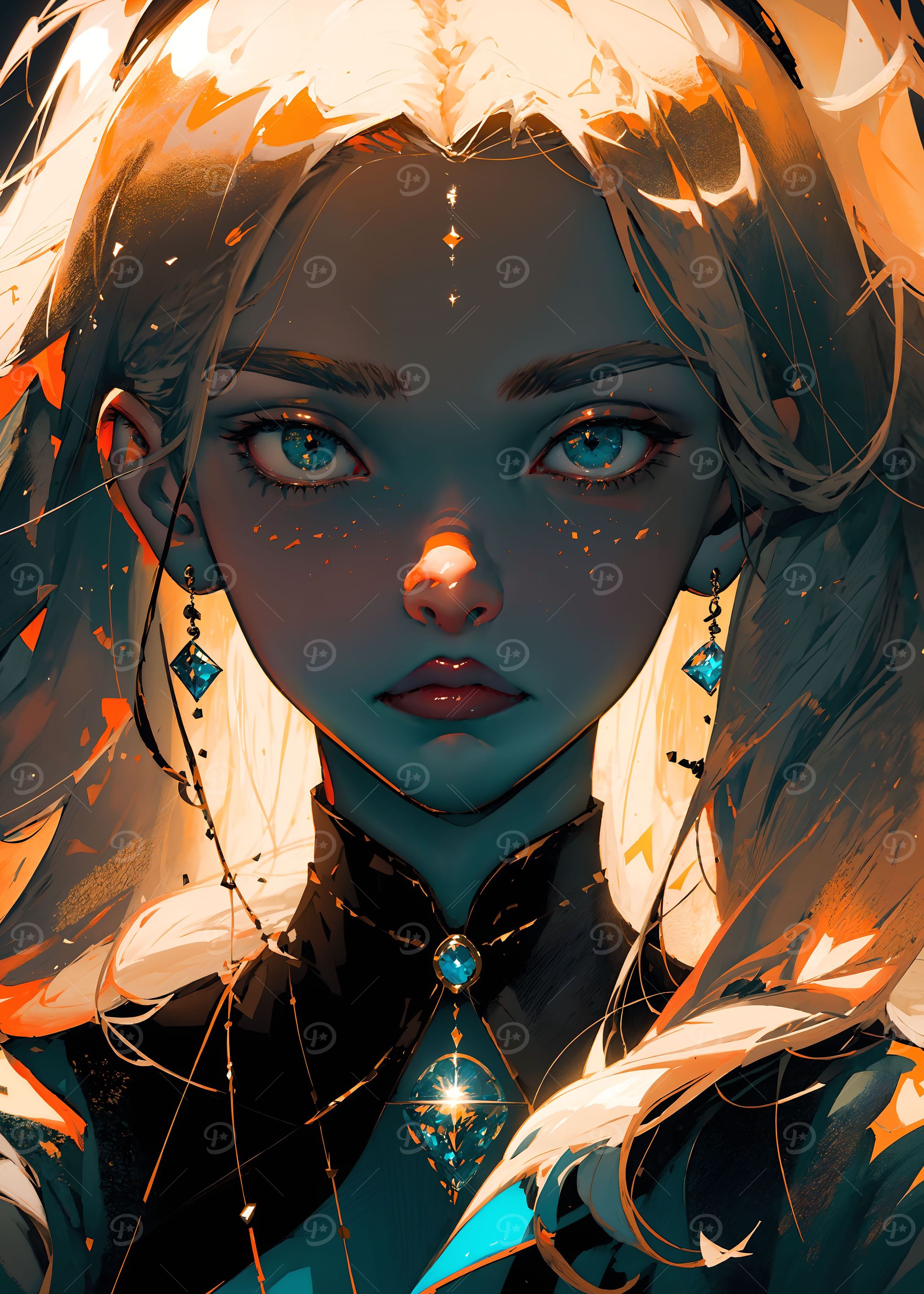 Girl with blonde hair