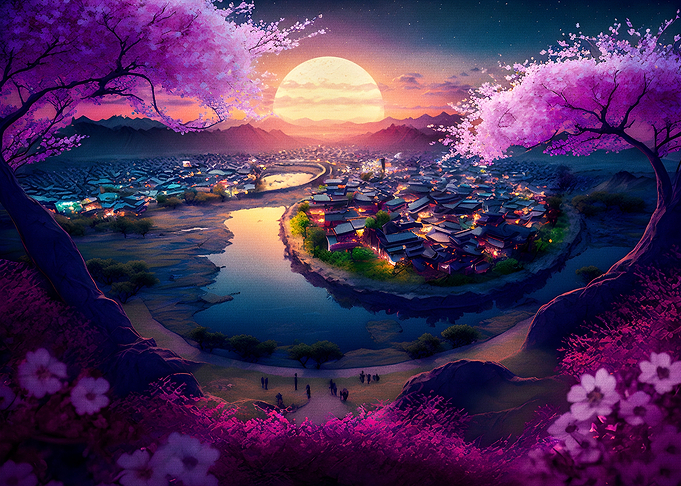 Sunsrise in the japanese