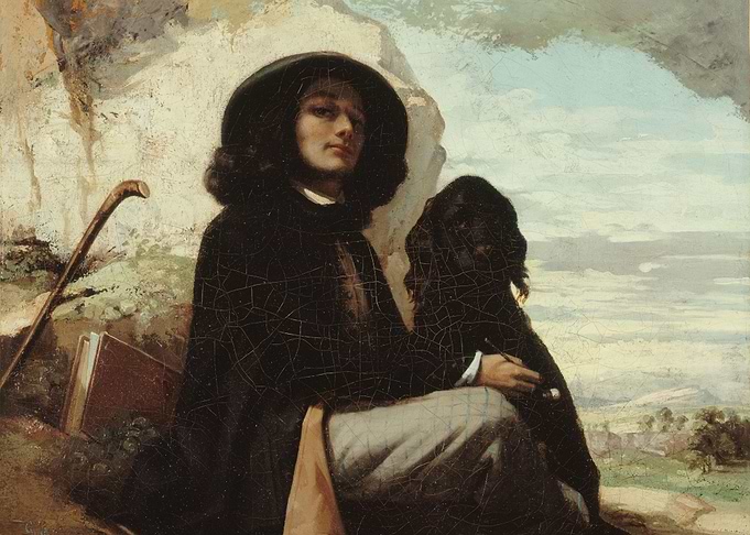 Self Portrait with a dog