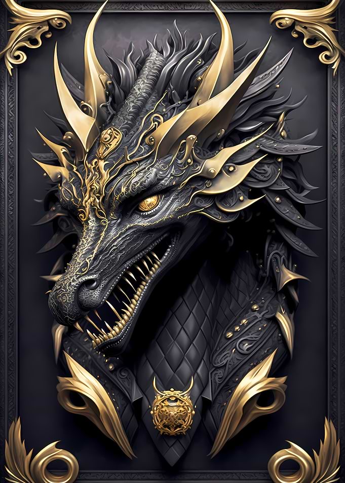 Dragon Monarch Art Deco