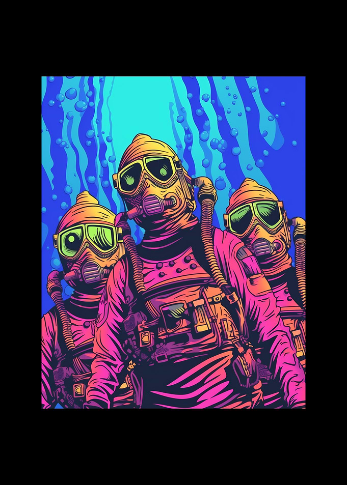 Scuba Diving Divers Water