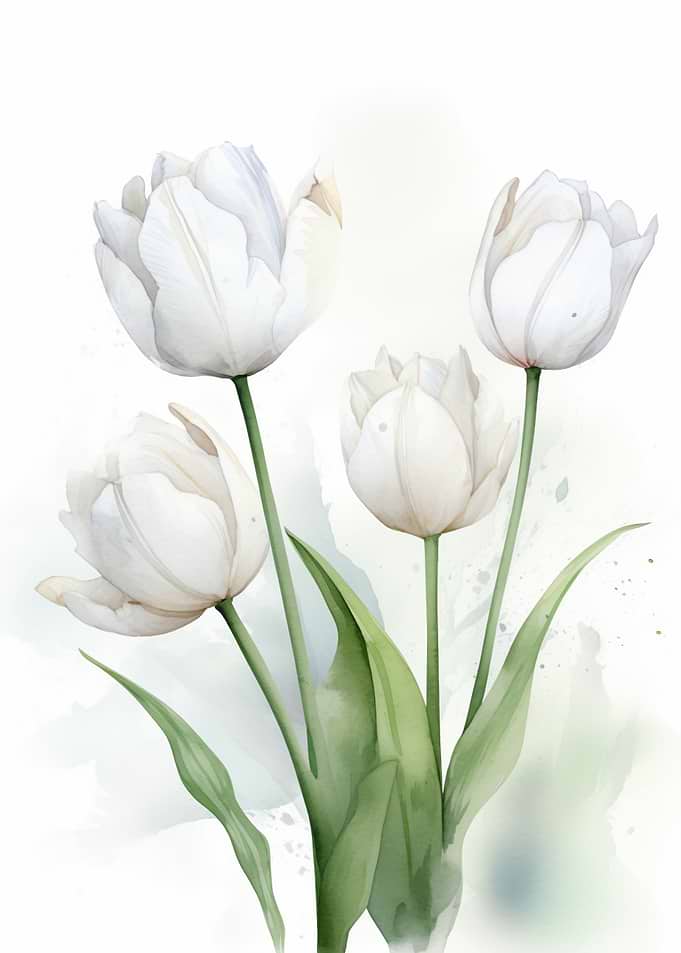 White Tulips