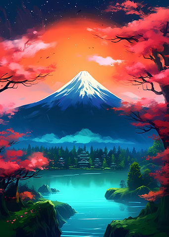 Sakura Mount Fuji