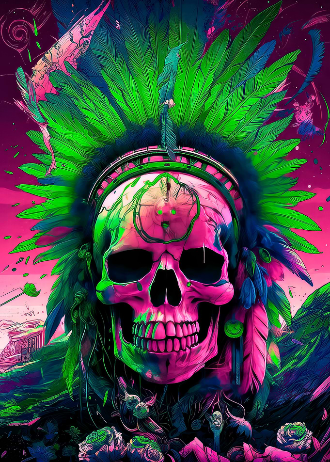 Chieftain Trippin Skull
