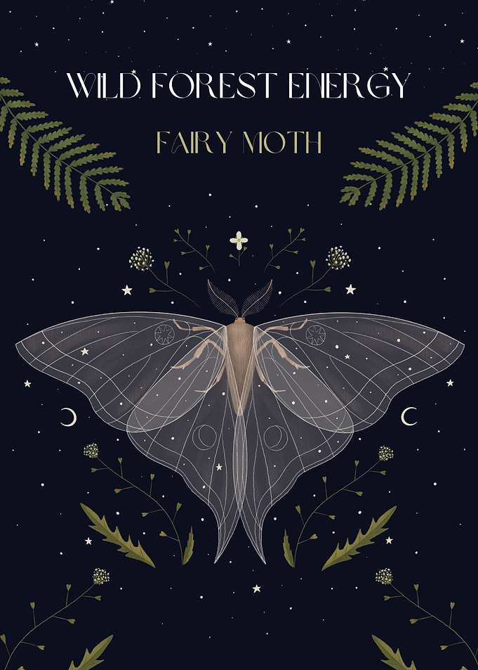 Moth in the Forest Poster