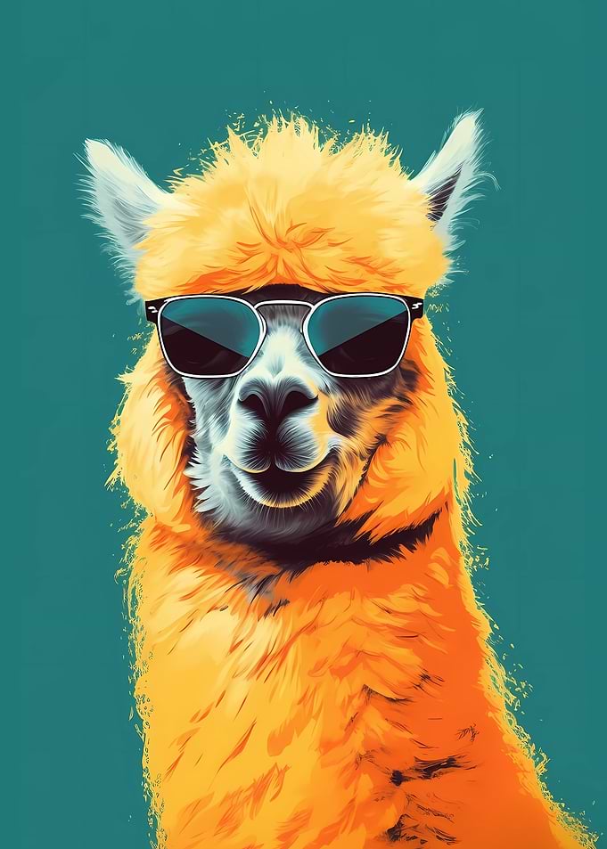 Alpaca Popart