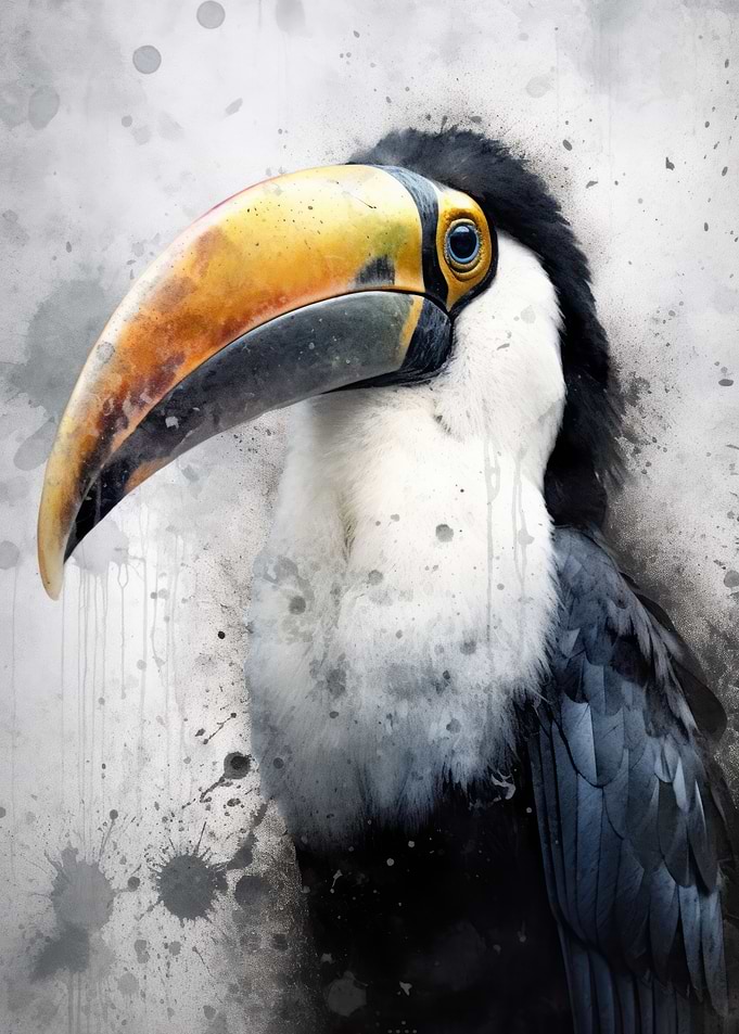 Toucan Beauty Watercolor