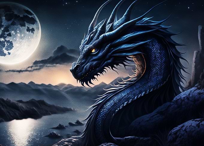 Moonlight Dragon Fantasy