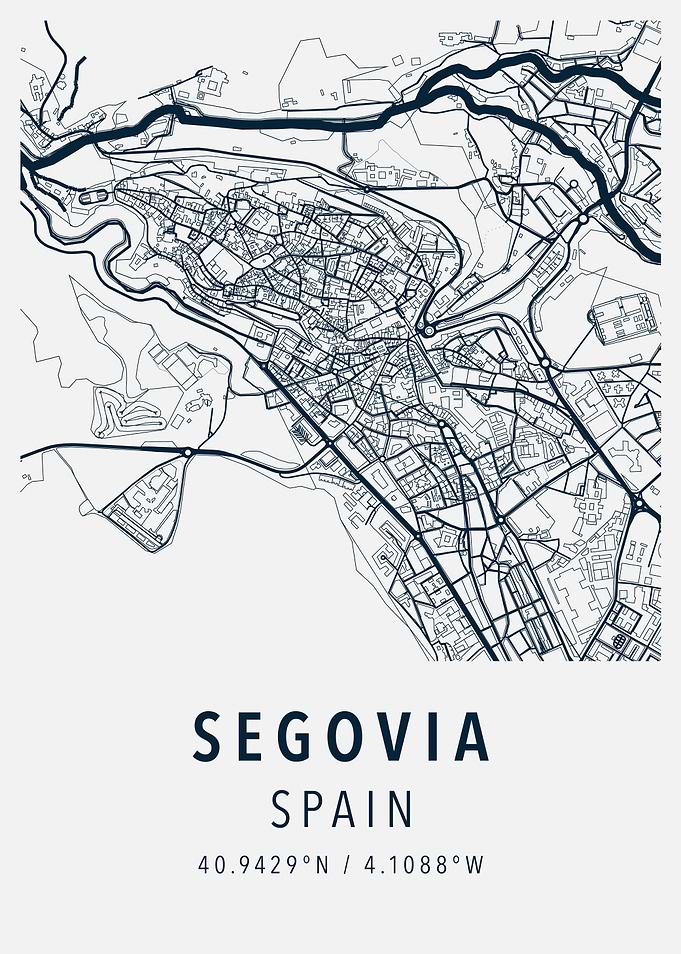 segovia simple map