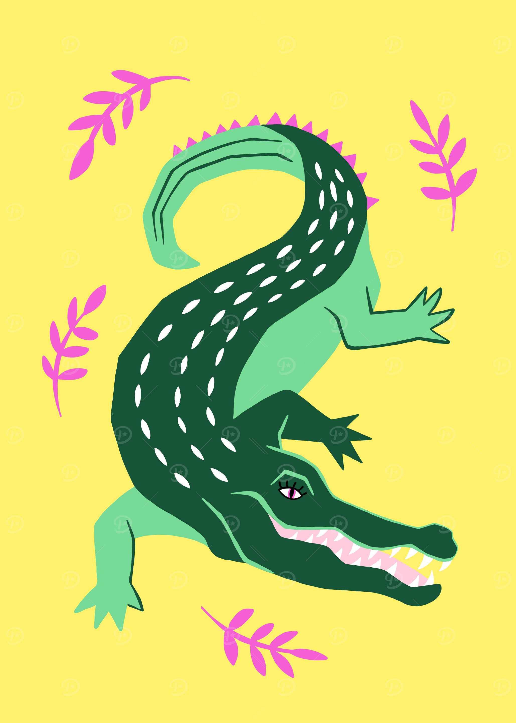 Crocodile Illustration