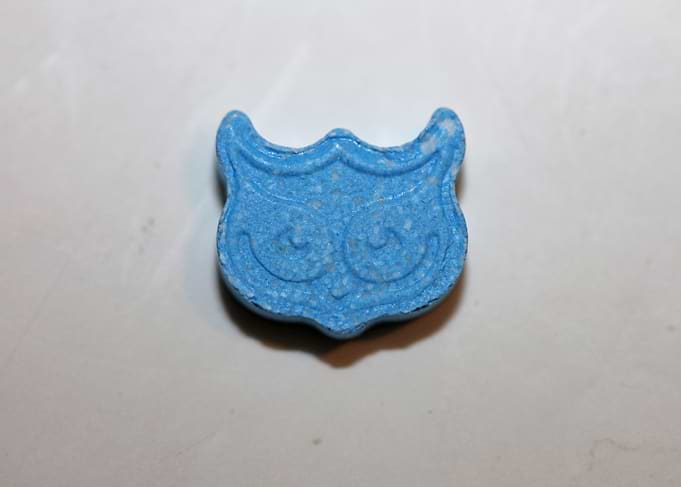 Ecstasy owl pill with mdma