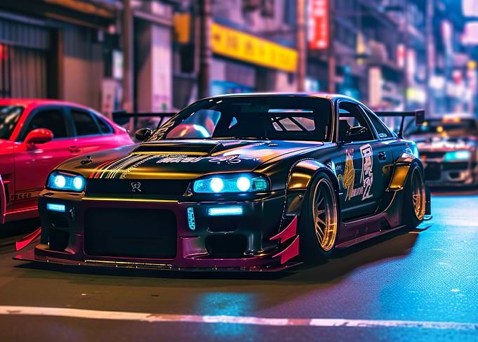 Sportscar in Tokyo