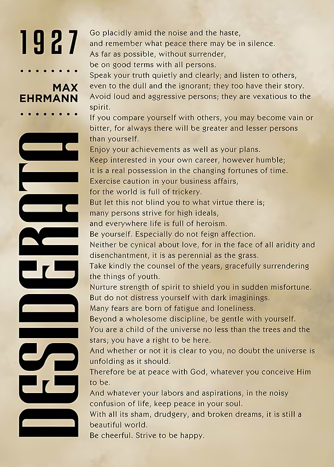 Desiderata