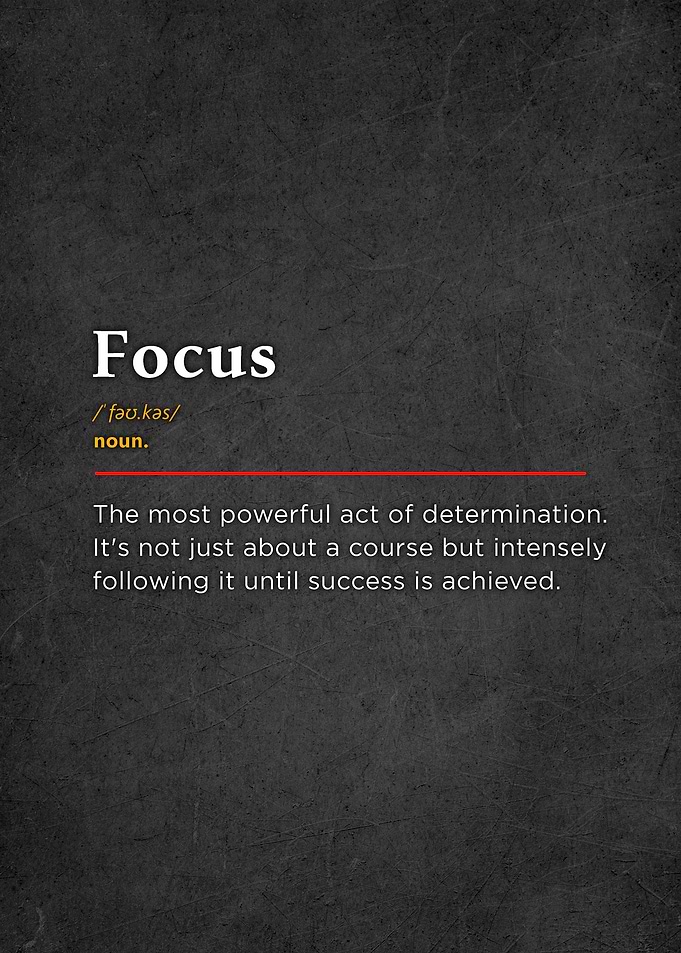 Focus on Your Goals
