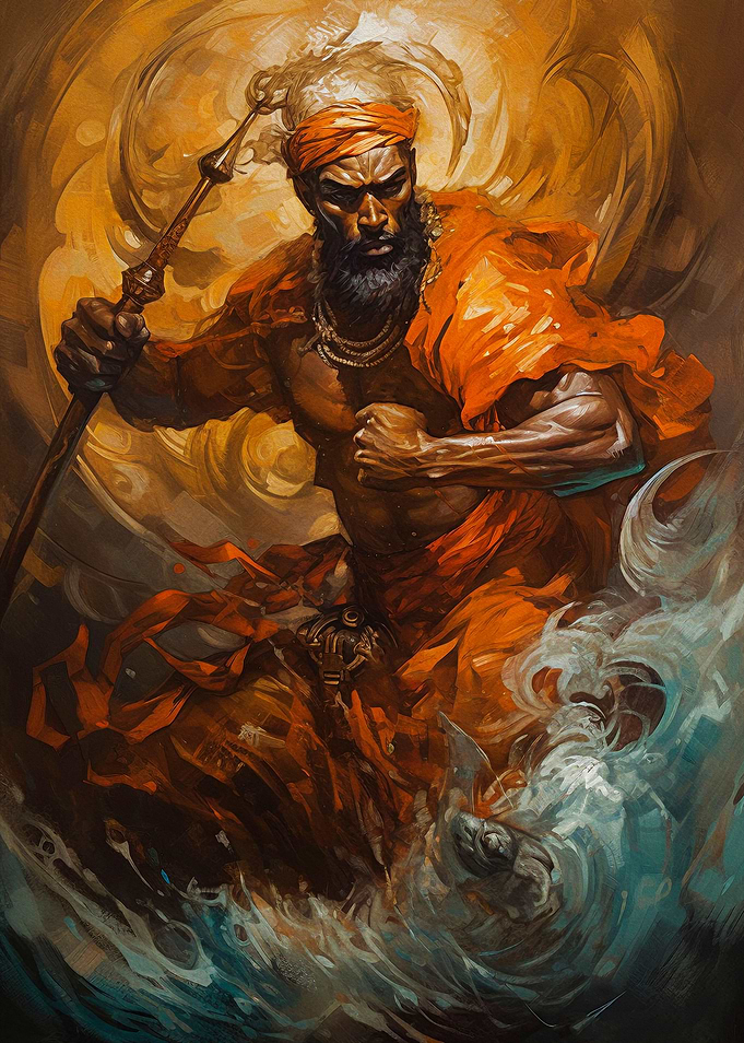 African Tribal Warrior