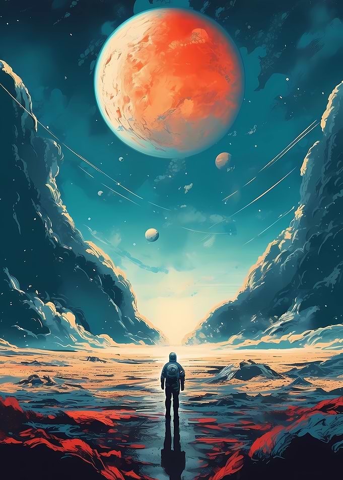 Astronaut Planet