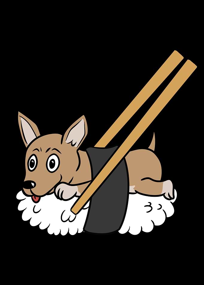 Chihuahua Nigiri Sushi