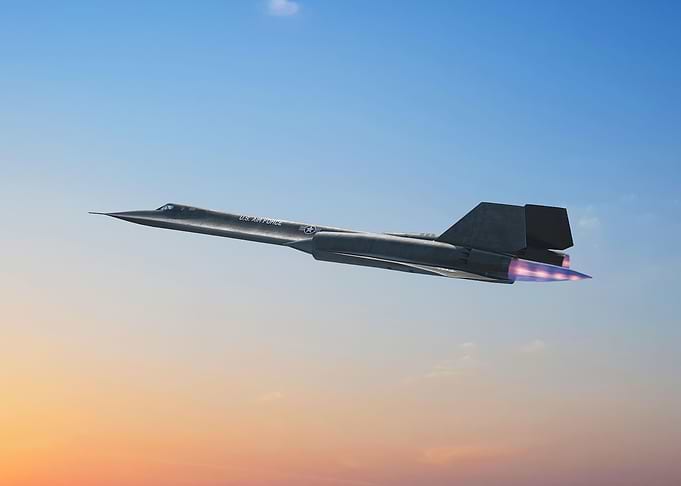 sr71 blackbird Clear Sky