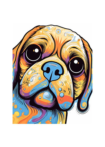 Pug Head Face Pug Owner
