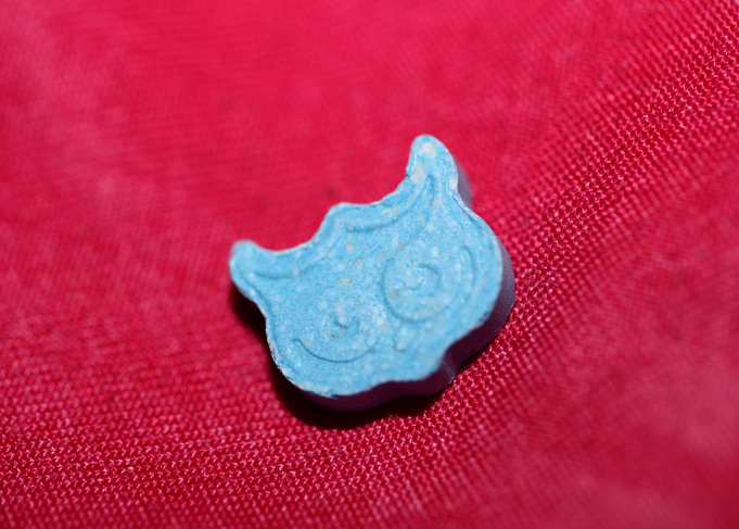 Ecstasy owl pill with mdma